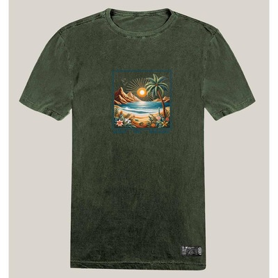 Camiseta Wss Estonada Algodão Prime Seaside - Masculina - Foto 1