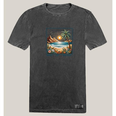 Camiseta Wss Estonada Algodão Prime Seaside - Masculina - Foto 1