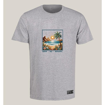 Camiseta Wss Algodão Wss Brasil Seaside - Masculina - Foto 1