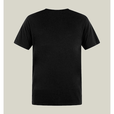 Camiseta Plus Size Masculina Preta Algodão Prime Academia WSS Brasil Gym Street - Foto 2