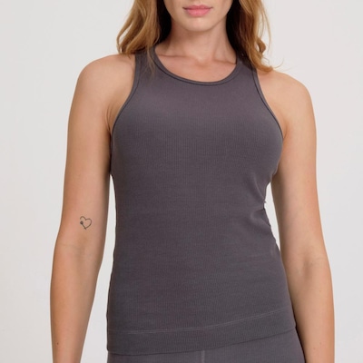 Camiseta Regata New Balance Canelada Small Logo Feminina - Foto 3