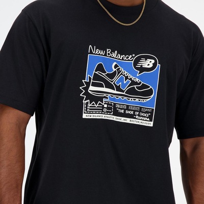 Camiseta New Balance Graphic 527 - Masculina - Foto 5
