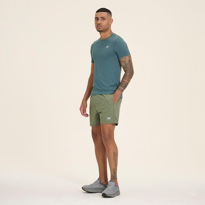 Shorts New Balance Sport Essentials - 5" - Masculino - Foto 4