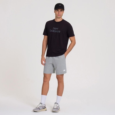 Camiseta New Balance Graphic Brand - Masculina - Foto 4