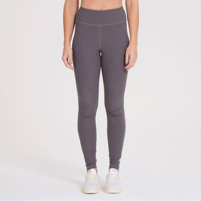 Calça Legging New Balance Canelada Small Logo - Feminina - Foto 1