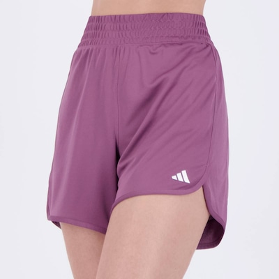 Shorts Adidas Pacer Knit High - Feminino - Foto 1