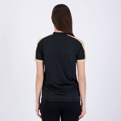 Camisa Kappa Vasco Supporter Gold - Feminina - Foto 4