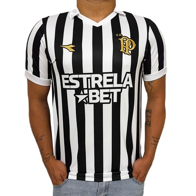 Camisa Diadora Ponte Preta 2024 Uniforme 3 Torcedor - Masculino - Foto 2
