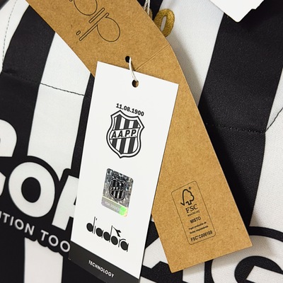 Camisa Diadora Ponte Preta 2024 Uniforme 3 Torcedor - Masculino - Foto 4