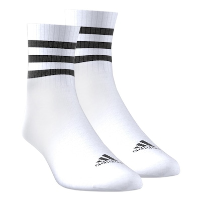 Meia adidas 3 Stripes - Infantil - 3 Pares - Foto 2