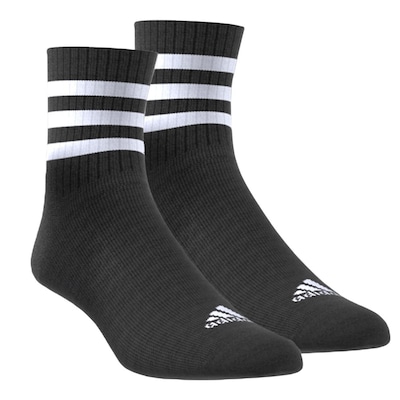 Meia adidas 3 Stripes - Infantil - 3 Pares - Foto 3
