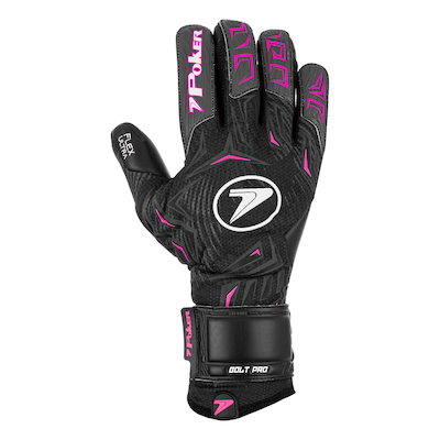 Luvas de Goleiro Poker Bolt Profissional - Adulto - Foto 2