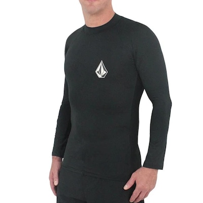 Camisa Lycra Volcom Manga Longa Lido Solid SM25 - Masculina - Foto 4