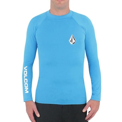 Camisa Lycra Volcom Manga Longa Lido Solid SM25 - Masculina - Foto 1