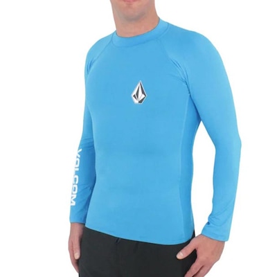 Camisa Lycra Volcom Manga Longa Lido Solid SM25 - Masculina - Foto 4
