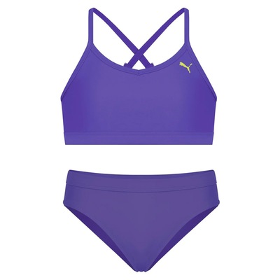Conjunto Biquíni Puma Top + Calcinha Básico - Infantil - Foto 1