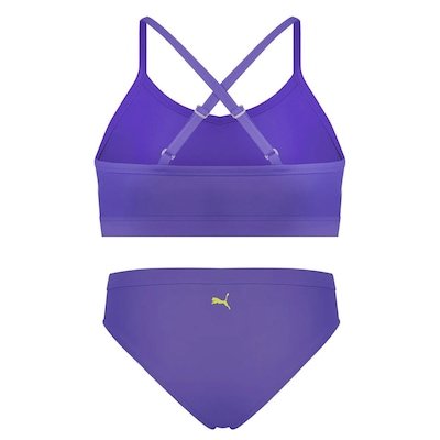 Conjunto Biquíni Puma Top + Calcinha Básico - Infantil - Foto 2