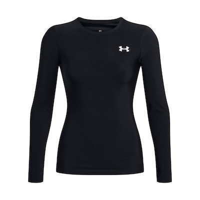 Camiseta Manga Longa de Compressão Under Armour HeatGear - Feminina - Foto 5