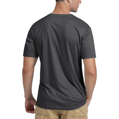 Kit com 3 Camisetas Manga Curta Slim Fitness Dryfit Masculina Proteção UV - Foto 3