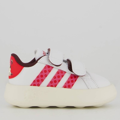 Tênis Adidas Grand Court Disney Minnie - Infantil - Foto 1
