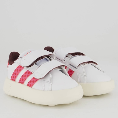 Tênis Adidas Grand Court Disney Minnie - Infantil - Foto 2