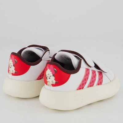 Tênis Adidas Grand Court Disney Minnie - Infantil - Foto 3