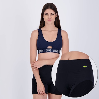 Conjunto Everlast Shorts + Top Basic - Feminino - Foto 1