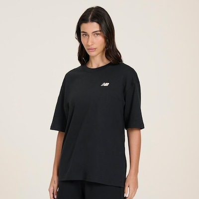 Camiseta New Balance Oversized Small Logo - Feminina - Foto 2