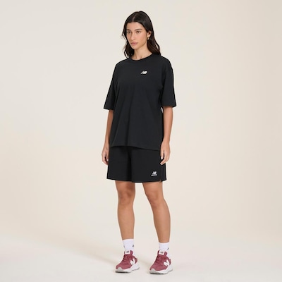 Camiseta New Balance Oversized Small Logo - Feminina - Foto 5