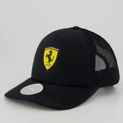 Boné Puma Ferrari Race Trucker - Unissex - Foto 1