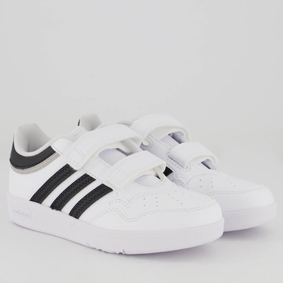 Tênis Adidas Hoops 4.0 CF - Infantil - Foto 2