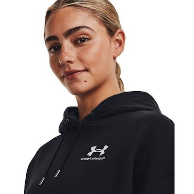 Blusão de Moletom Under Armour Essential Fleece Oversized - Feminino - Foto 4