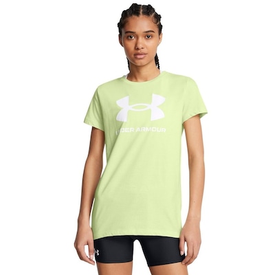 Camiseta Under Armour Rival Logo SS - Feminina - Foto 1