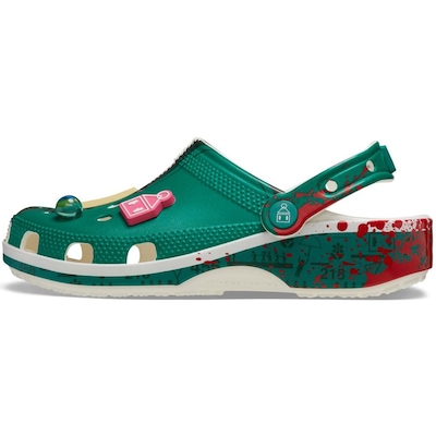 Sandália Crocs Classic Clog Squid Game Multi - Unissex - Foto 3