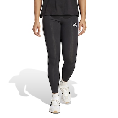 Calça Legging adidas Feminina Algodão Essentials 3-Stripes Treino - Feminino - Foto 1