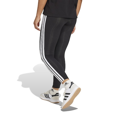Calça Legging adidas Feminina Algodão Essentials 3-Stripes Treino - Feminino - Foto 2