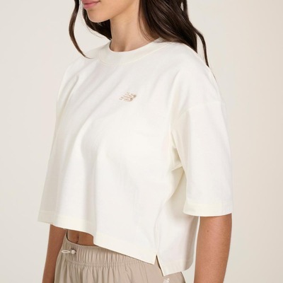 Camiseta New Balance Cropped Small Logo Feminina - Foto 4