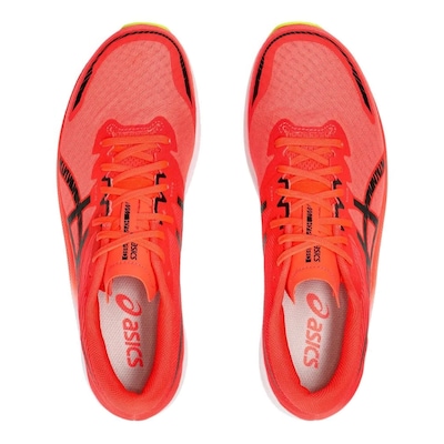 Tênis Asics Hyper Speed 3 Corrida Coral e Preto - Masculino - Foto 4