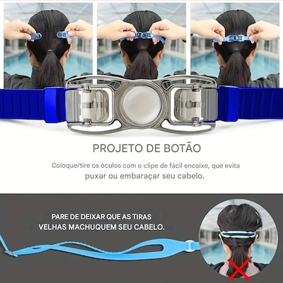 Oculos De Natação Gold Sports Legend V - High Definition - Foto 4