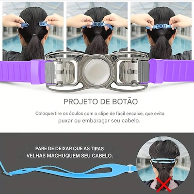 Oculos De Natação Gold Sports Legend V - High Definition - Foto 3
