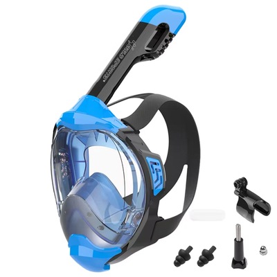 Mascara Subaquática de de Mergulho Gold Sports Gold Full Face Com Snorkel - Foto 1