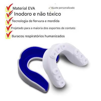 Protetor Bucal Gold Sports Slim Fit em EVA - Foto 4