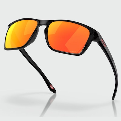 Óculos de Sol Oakley Sylas Black Ink Prizm Ruby Polarized - Masculino - Foto 2