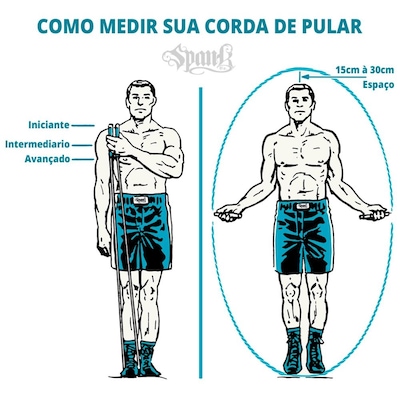 Corda Speed Crossfit Spank Ajustável com Rolamento - Foto 5