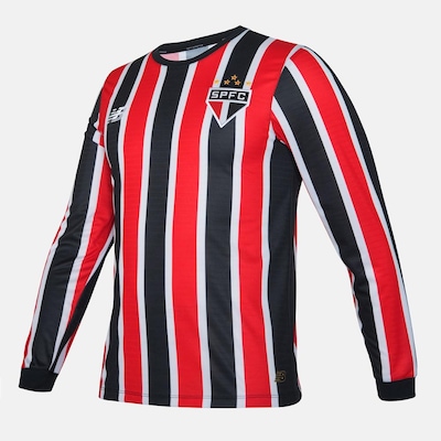 Camisa do São Paulo Manga Longa Away New Balance - Masculina - Foto 2