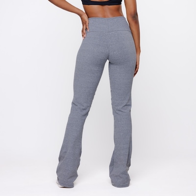 Calça Flare Orbis Fitness Compressão Cintura Alta Suplex Feminina - Foto 3