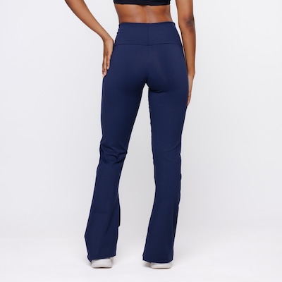 Calça Flare Orbis Fitness Compressão Cintura Alta Suplex Feminina - Foto 3