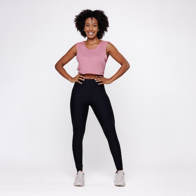 Blusa Cropedd Curto sem Manga Costa Cavada Feminina - Foto 2