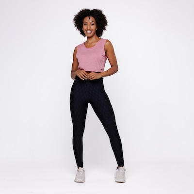 Blusa Cropedd Curto sem Manga Costa Cavada Feminina - Foto 3