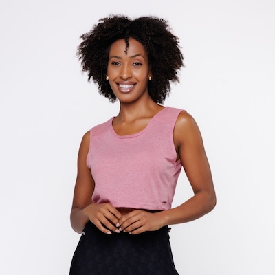 Blusa Cropedd Curto sem Manga Costa Cavada Feminina - Foto 4